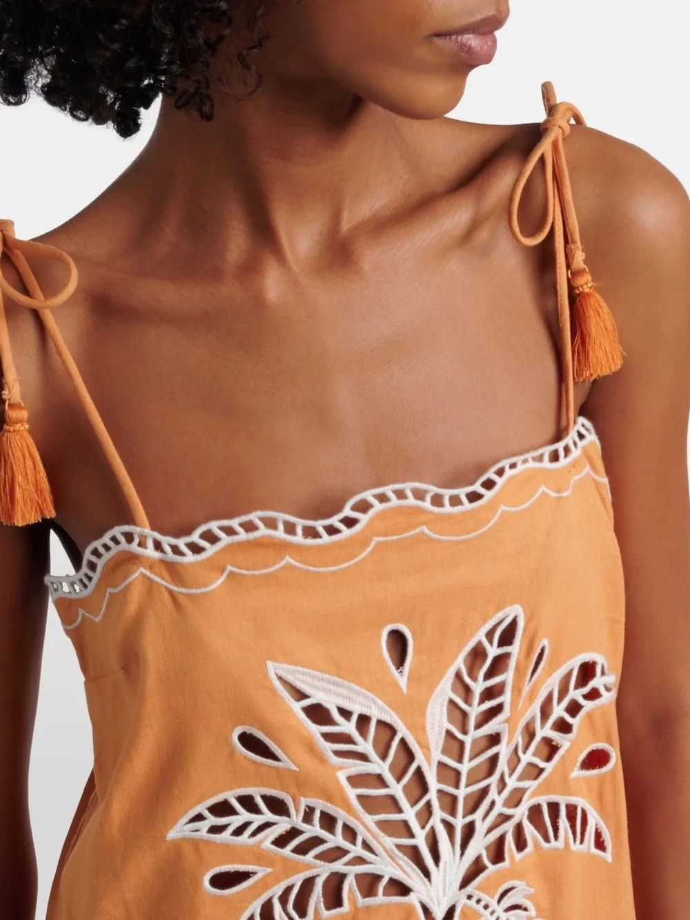 Farm Rio Banana Tree Embroidered Mini Dress - Picture 3 of 8